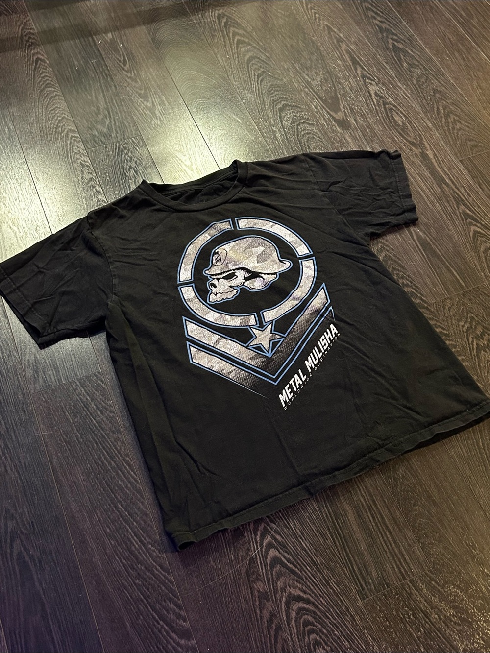 Vintage Y2K Metal Mulisha Skull Graphic Tee Shirt 100% Cotton